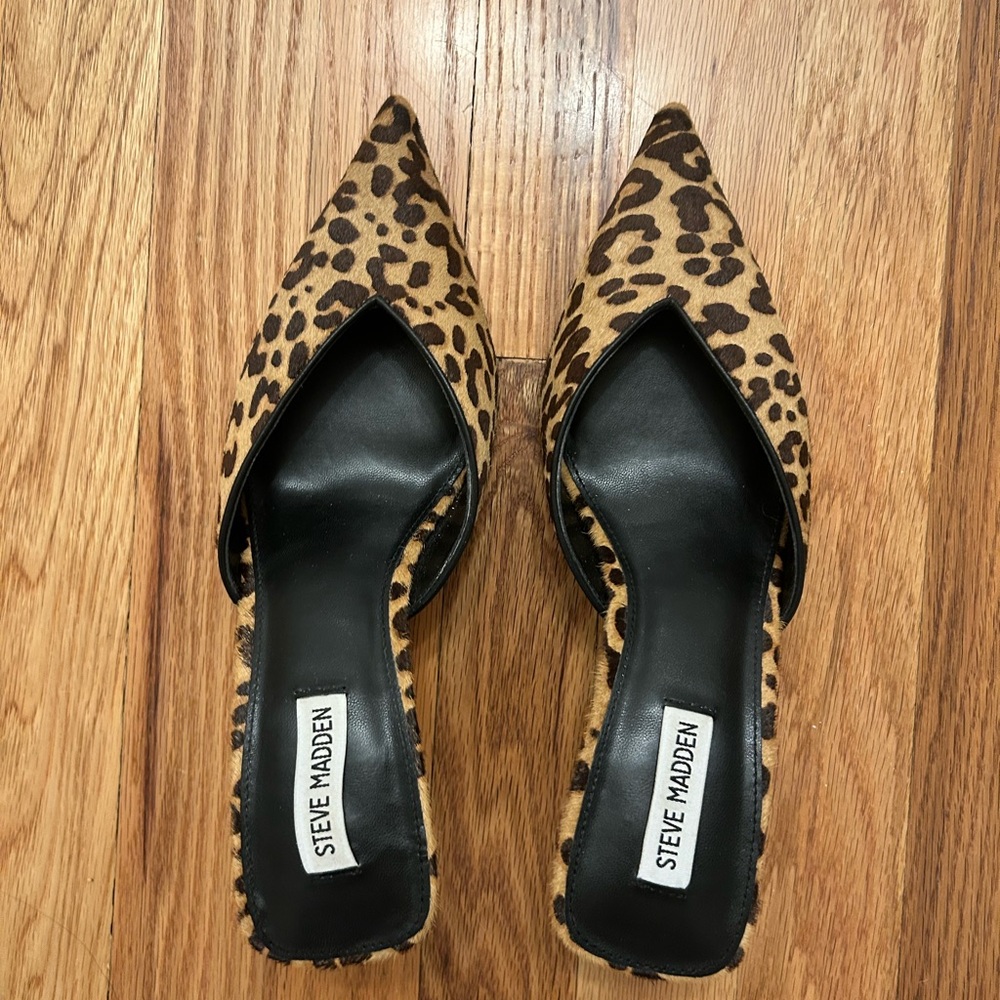 Steve Madden Leopard Mule